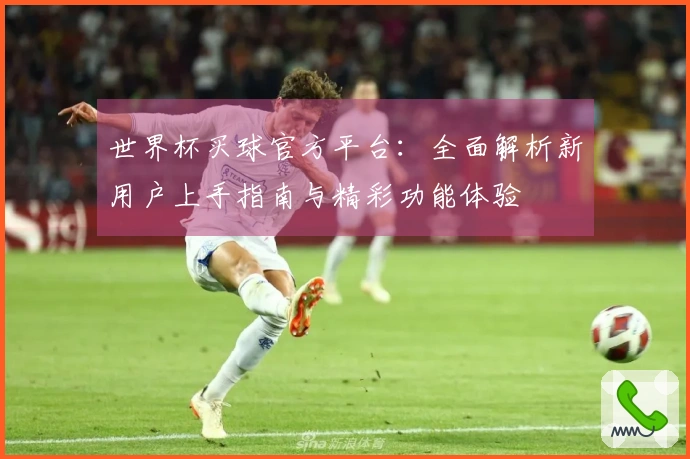 世界杯买球官方平台：全面解析新用户上手指南与精彩功能体验