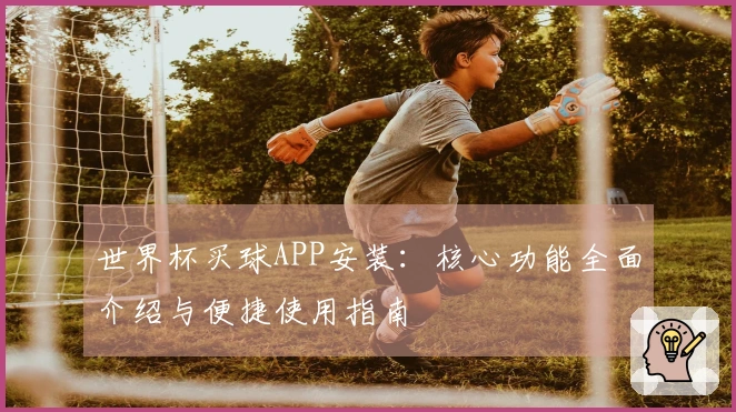 世界杯买球APP安装：核心功能全面介绍与便捷使用指南