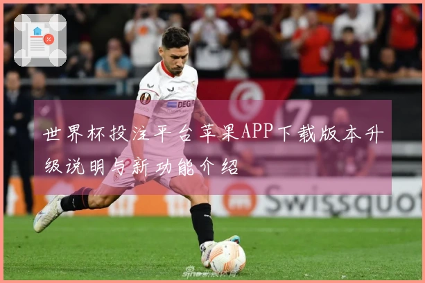 世界杯投注平台苹果APP下载版本升级说明与新功能介绍